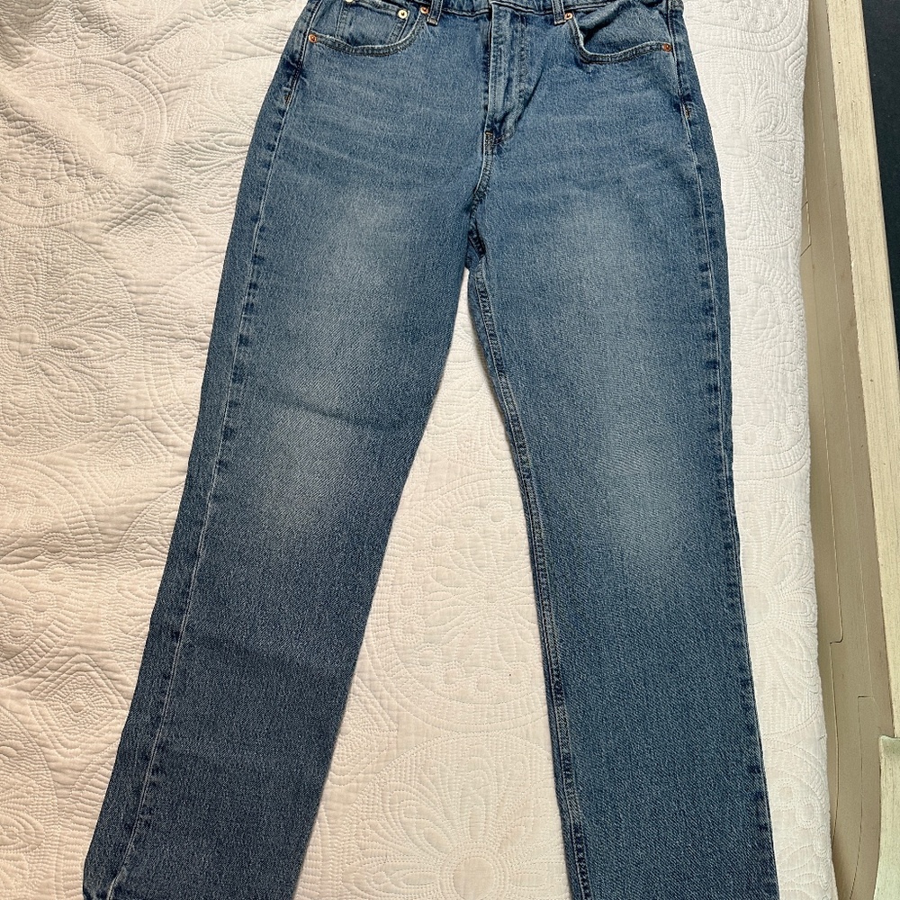 Gap Sky High Straight Jeans